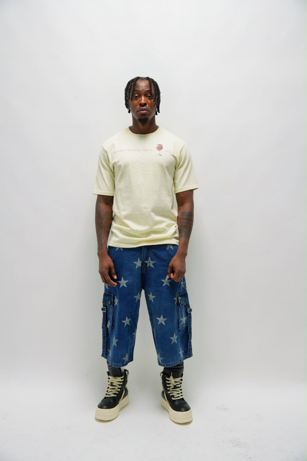 DENIM JORTS